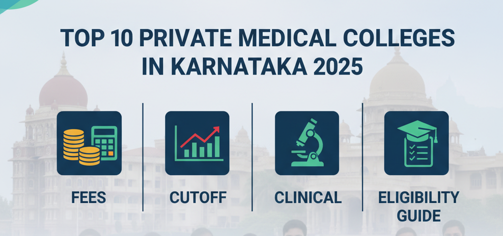 Top 10 Private Medical Colleges in Karnataka 2025 | Fees, Cutoff, Clinical & Eligibility Guide